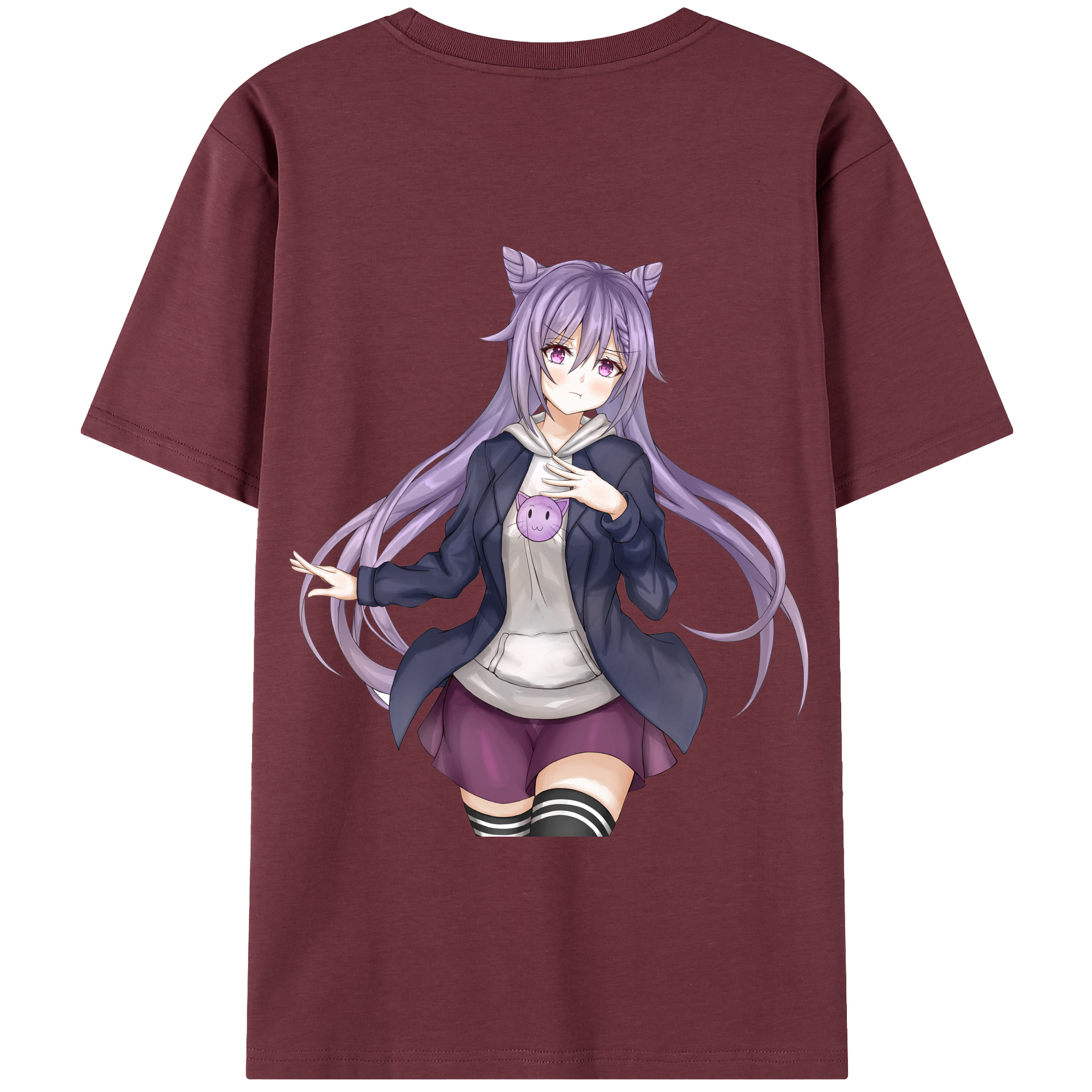 げんし神 刻晴 こくせい genshin Kokusei 綿100％半袖Tシャツ（背面プリント）
